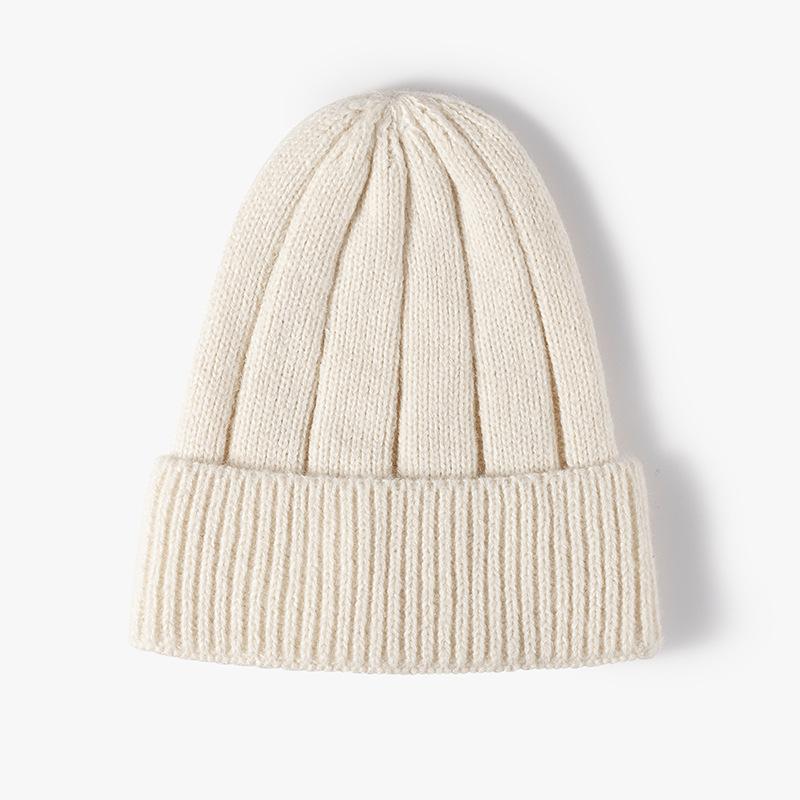 Men's Knitted Ear Protection Earmuffs Cap Knitted Hat Custom Beanie Logo Jacquard Print Beanie Warm Beanie for Women