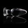 Crystal Glass Anal Plug Large Butt Plug, Bullet Dildo Sex Toys for Men & Women Adult Sex Products Couples Lover Games 4inches
