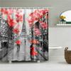 Waterproof Bathroom Shower Curtain New York Woman Street View Polyester Bathroom Curtain Printing Shower Curtains Bath Screen
