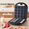 Mini Donut Maker Machine For Kid-Friendly Breakfast, Snacks, Desserts & More With Non-Stick Surface, Can Make 6/12/16 Doughnuts