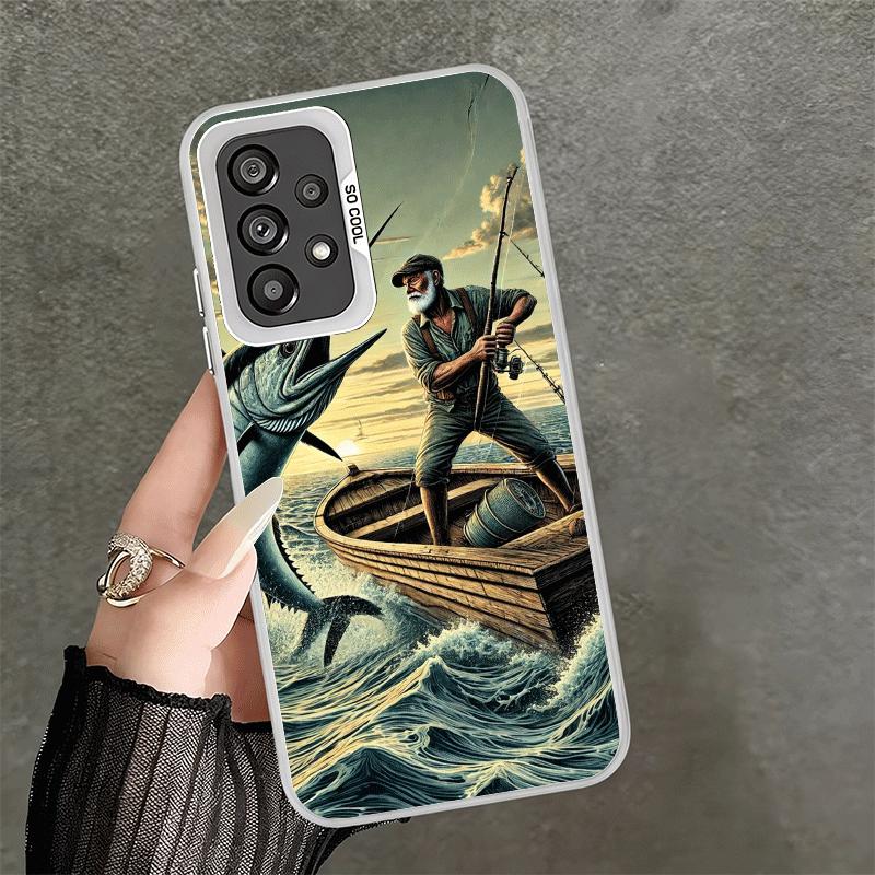 

Hunting Fishing Man Shockproof Phone Case for Samsung A17 A16 A15 A14 A37 A57 A36 A56 A26 A35 A55 A25 A34 A54 A24 A13 A23 A33 A5 Samsung A57