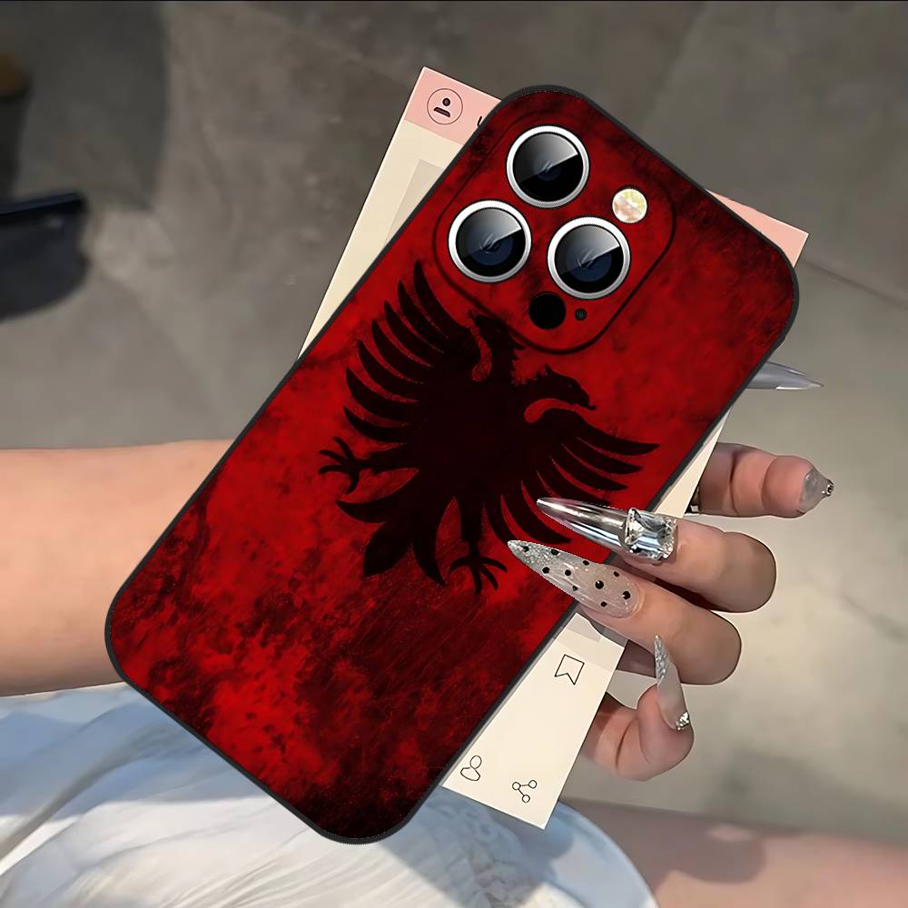 A-Albania F-Flag Phone Case For IPhone 17/16/15/13/14 Pro Max/ 11Plus/X/Xr/Xs Max/12mini