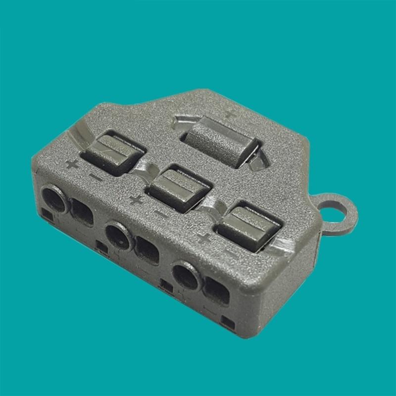 Sturdy Plastic Materials LED Terminals Block with Out Designs Home Accessory Convenient for Quick and Safe Connection