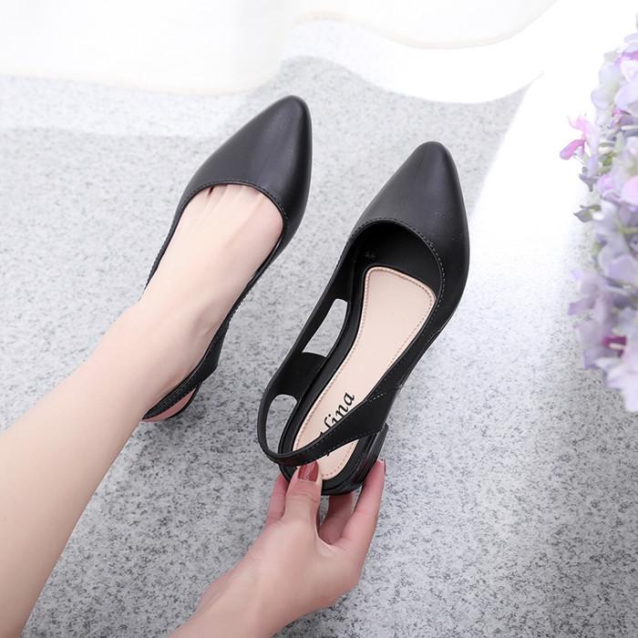 

New sandals shallow mid and low heel shoes plastic breathable casual jelly sandals for wearing outside 41 фіолетовий