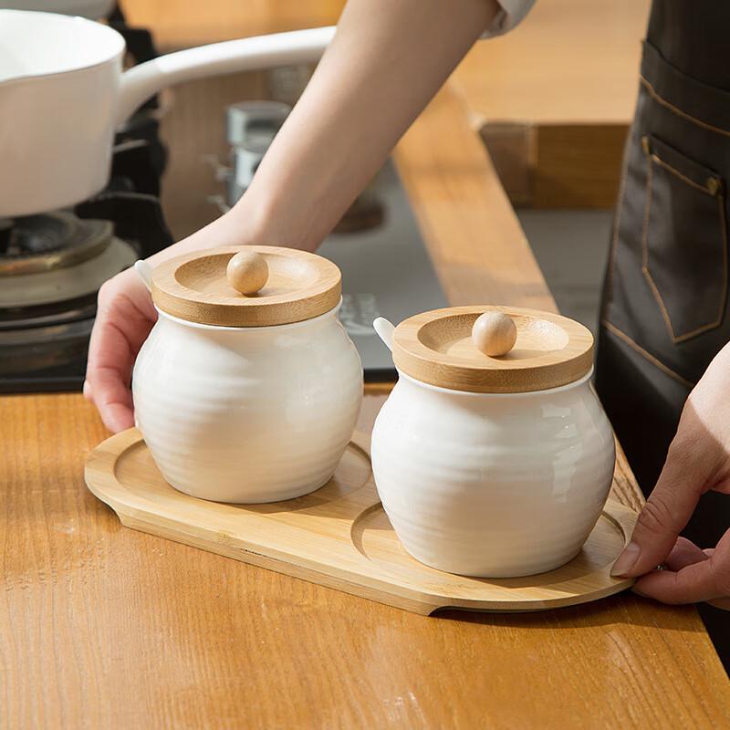 LISM Küchenölkanne & Gewürzglas