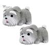Mini Resin Animal Figurines 2Pcs Dog Figurines, Cute Puppy Miniature Figures, Small Micro Landscape Accessories Ornaments for Landscape, DIY