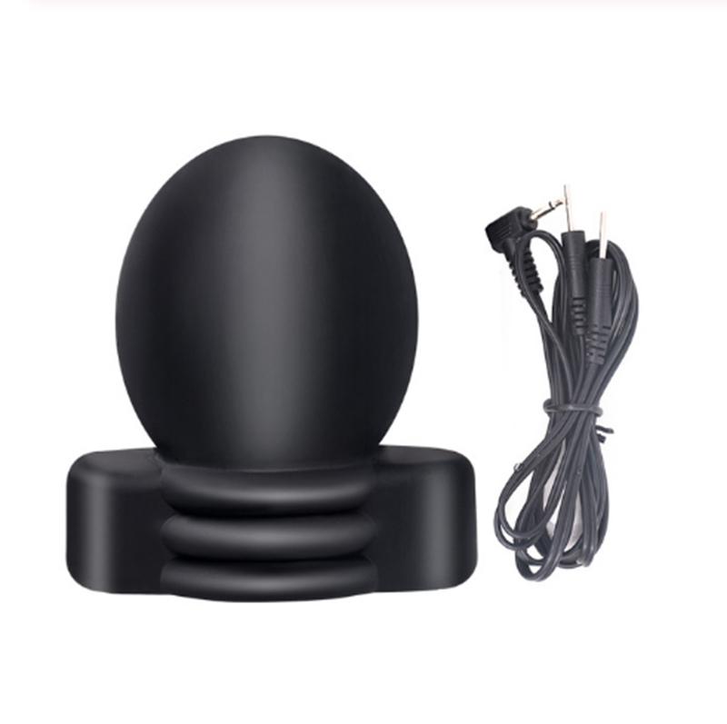 Electro Shock Glans Trainer Massage Cup Men Delay Training Masturbator  Electric Stimulator Anal Plug With Vibrator Sex Toys