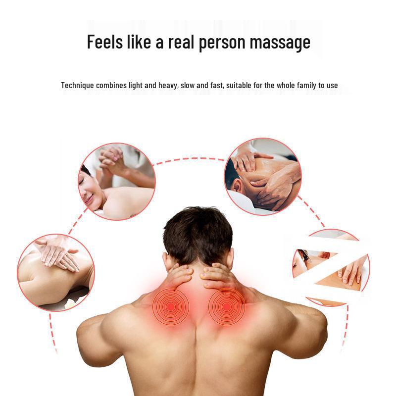 Multi-Functional Neck & Shoulder Percussion Massager for Back, Waist & Cervical Vertebra Tapping