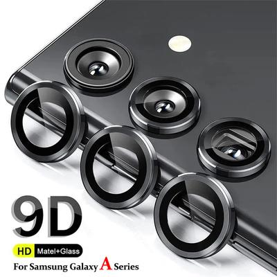 Samsung Galaxy A14 A24 A34 A54 A15 A25 A35 A55 A05 A05S Obiettivo fotocamera posteriore Anello protettivo in vetro temperato in metallo