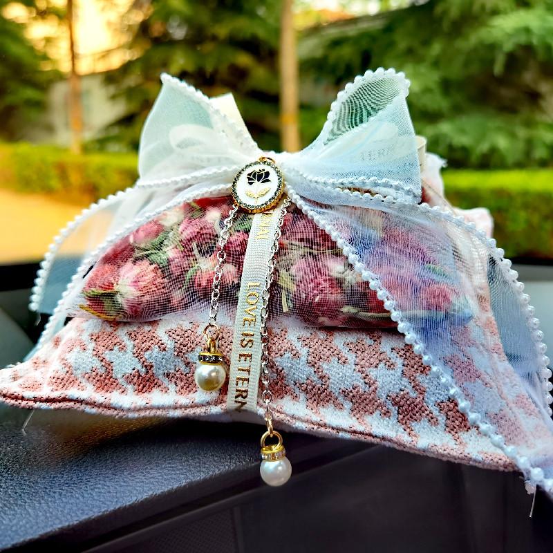 Houndstooth Bamboo Charcoal Bag Remove Odor Absorb Formaldehyde Home Car Dual Use