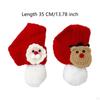 Christmas Knitted Pet Scarf Cats Collar Costume Red Neckwear Accessory