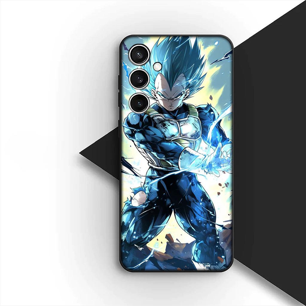 Cover for Motorola Moto G86 G57 E14 E15 G14 G34 G67 G84 G24 A54 G15 Power E22 Casing Phone Case Cartoon Dragon Gokus Ball Vegeta