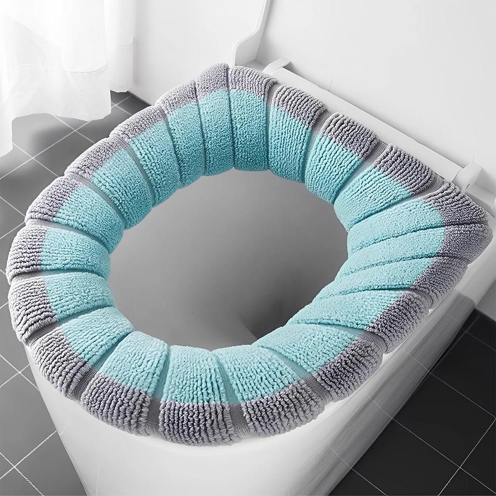 Newcomer Discount: Thick Knitted Universal Toilet Seat Cushion for All Seasons