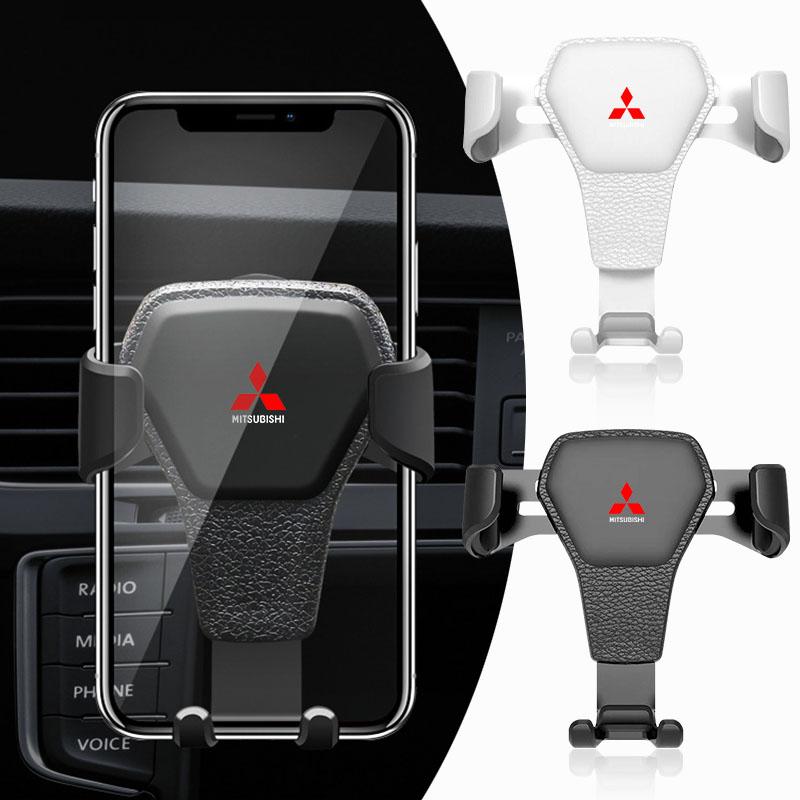 Universal Gravity Auto Phone Holder Car Air Vent Clip Mount Mobile for Mitsubishi Lancer Triton Galant Outlander Center Hub Cap rlvc25