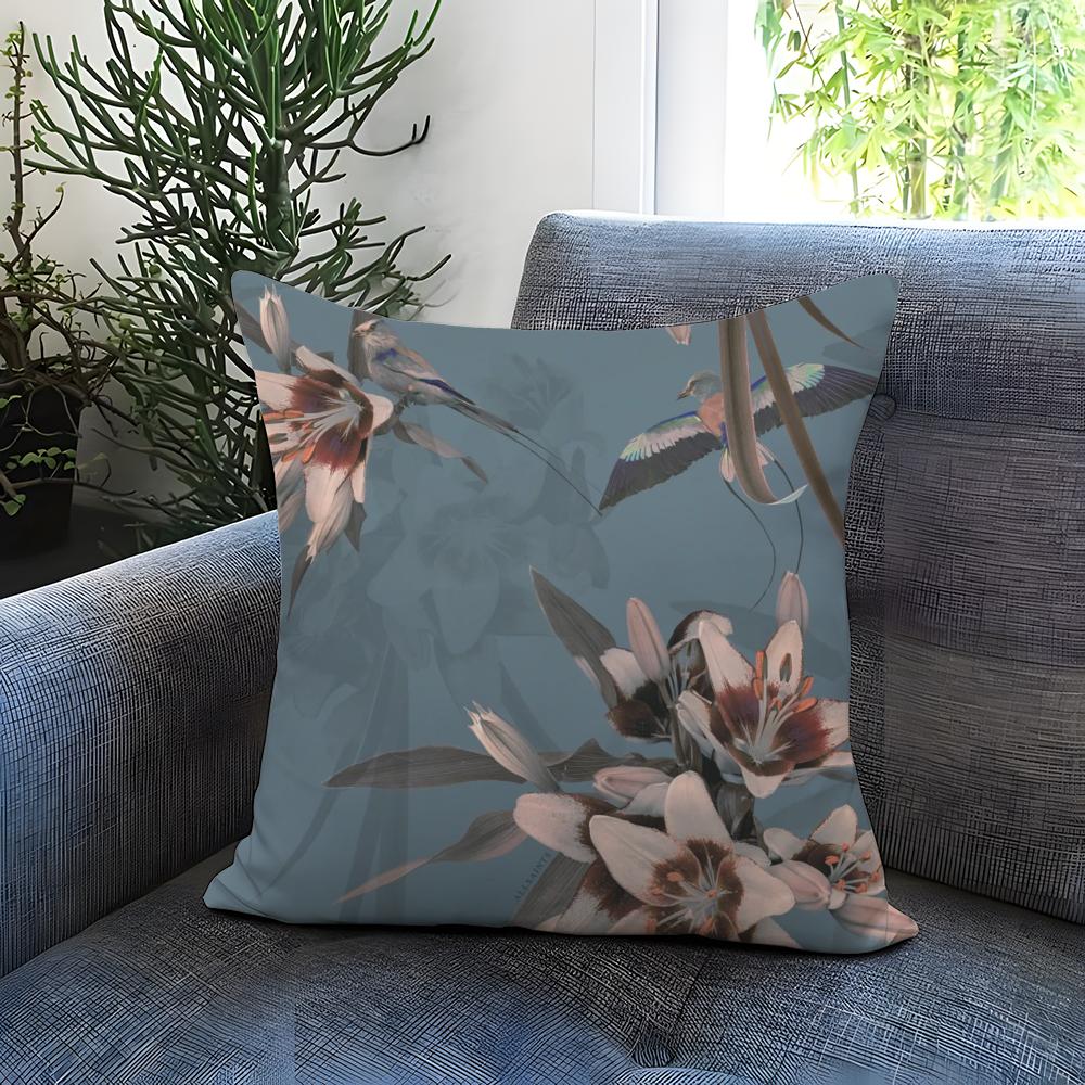 Klassische A-AllsaintsS Blumige Kissenhülle Bequeme Wendekissenhülle Ideal für Auto Sofa Schlafzimmer & Mehr