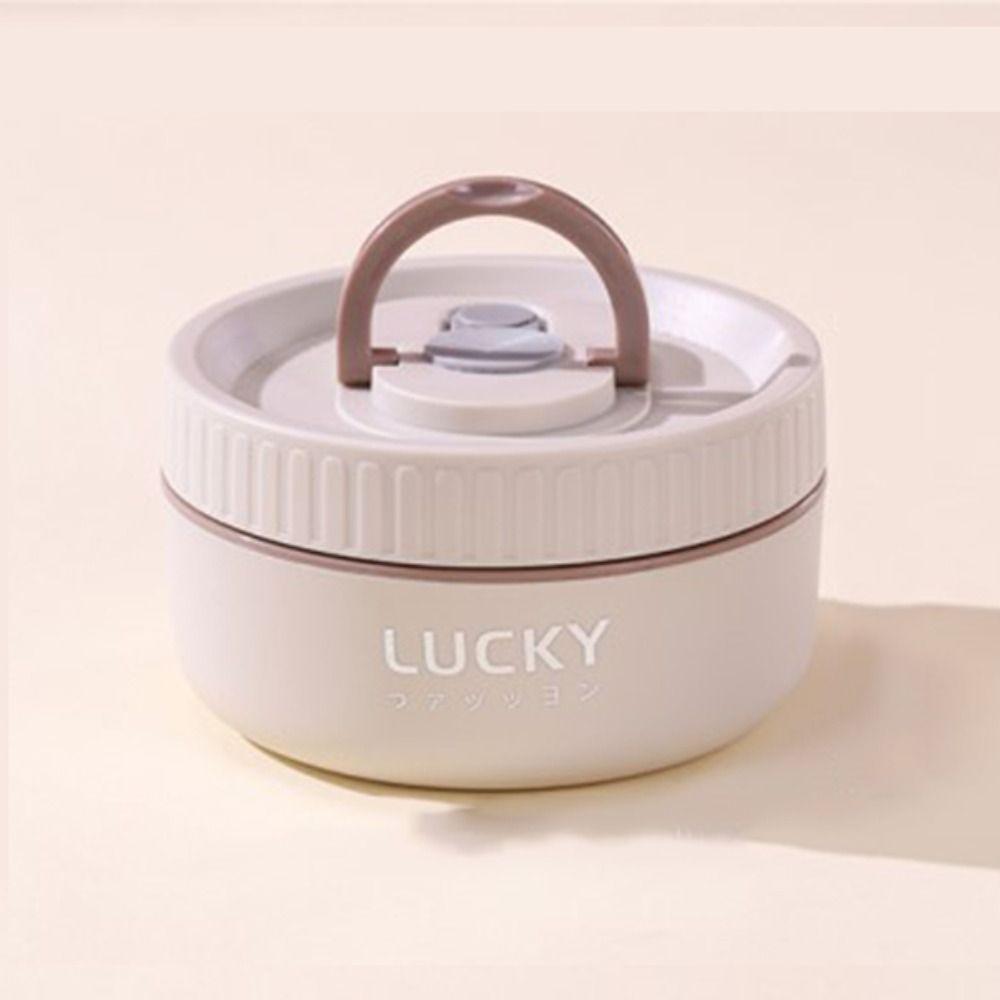 Stackable Food Container Double Layer Soup Bowl Portable Thermal Lunch Box  Office Worker