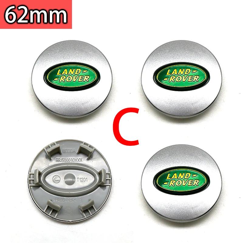 ABS 62mm Car Wheel Center Hub Caps Cove For Land Rover Range Rover Discovery 4 Freelander 2 Velar Defender L322 Evoque L405 SVR