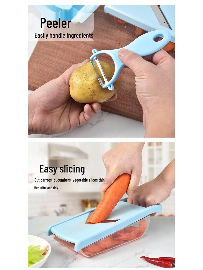 Multifunctional Stainless Steel Vegetable Slicer and Shredder