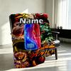 Custom Name Personalized basketball Print Blanket, Home Decor, Bedroom, Sofa, Camping, Couch, Gifts for Birthday Christmas