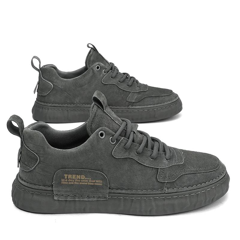 Men Vulcanized Shoes Autumn Fashion Sneakers Student Campus Running Shoes Korean Comfortable Platform Shoes Tenis Masculino