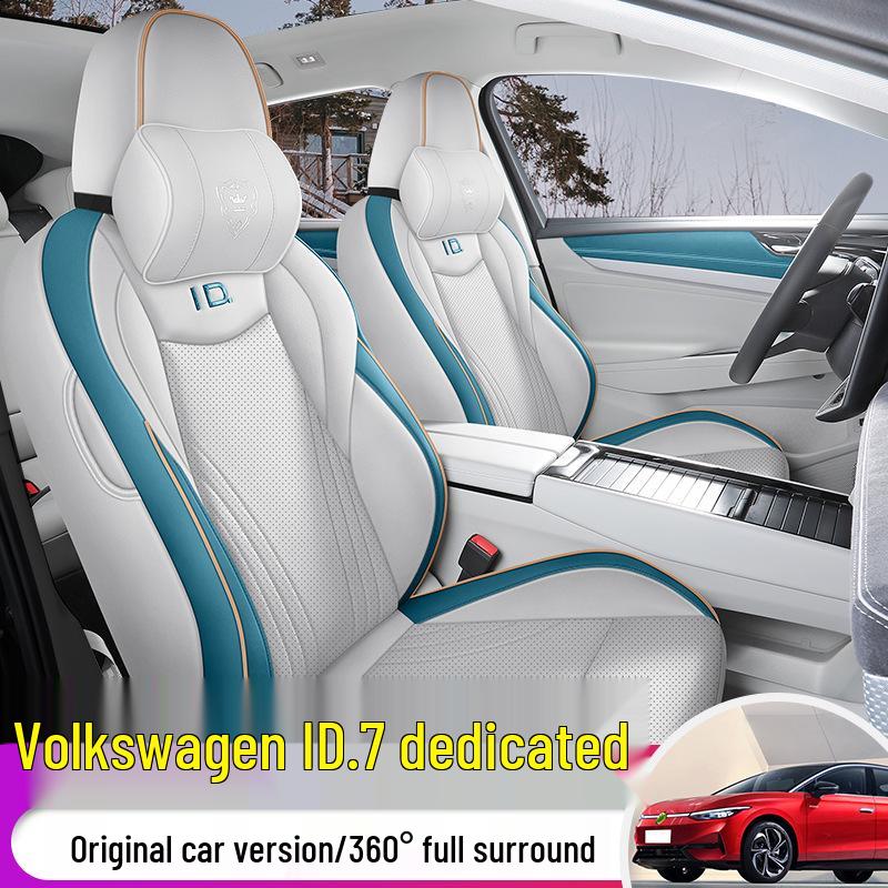 2024 VW ID.7 First Edition Leather Seat Covers - All-Season, Full Surround Design