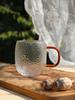 GLASS JUG 1L TEA INFuser with Filter 2 Cups AMBER