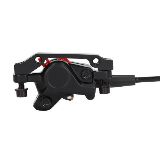 2pcs Electric Bike Hydraulic Disc Brakes 4 Piston Front Rear Oil Pressure Disc Brake Set for Modification 