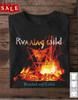 T-shirt Noir S235XL WE337 T-shirt Unisexe Cadeau Chaud Running Wild Marqué Et Exilé Pour les Fans