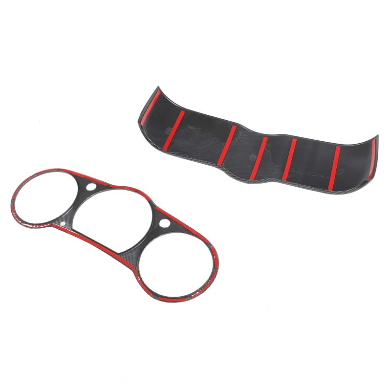 For Nissan 350Z 2003-2006 ABS Carbon Fiber Car Dashboard Tachometer Panel Decorative Cover Sticker Car Interior Accessories