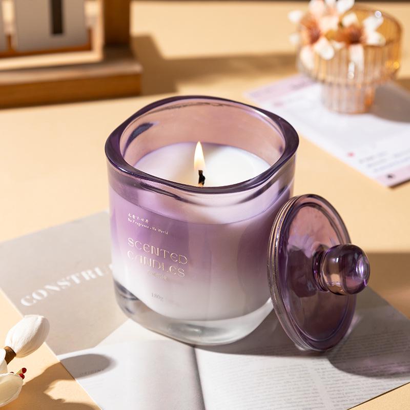 Роскошная ароматическая свеча из кокосового воска - Идеальный подарок для подруг и лучших друзей Lavender