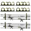 Fishing Rod Rack Holder Hanger Holds up to 8 Fishing Rods Wall Ceiling Mount for Garage Storage Organizers Display Stand