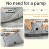 New Reusable Hand Roll Vacuum Bags Dustproof Portable Vacuum Compression Bag Space Saver Luggage Vacuum Storage Bag for Travel