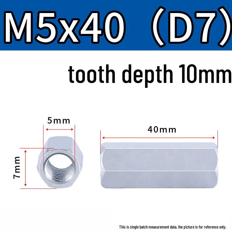 Aluminum Alloy Hexagonal Double-Head Threaded Spacer M2/3x4.5/6