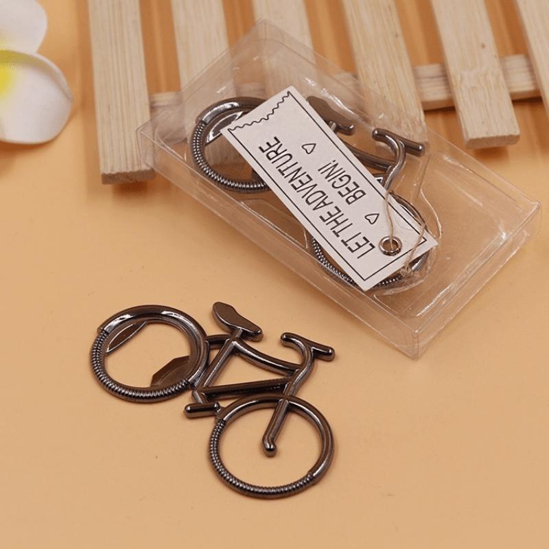 1PCS Cute Bike Bicycle Metal Beer Bottle Opener Keychain Key Rings