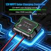 MPPT Solar Charge Controller 12v Waterproof Intelligent Portable Controller for AGM Gel Flooded and Lithium Battery