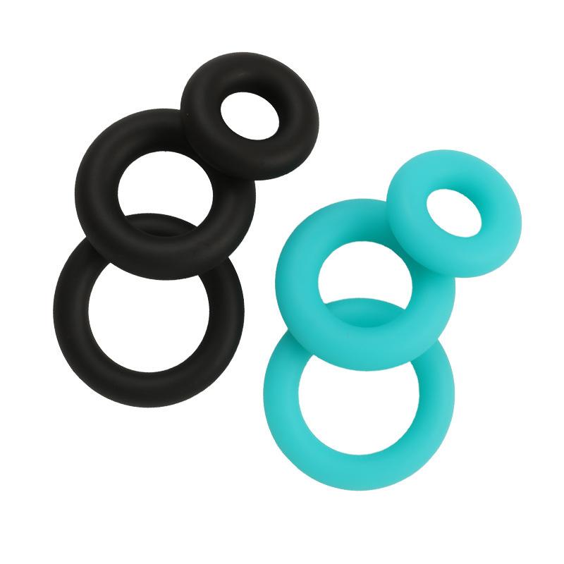 Liquid Silicone Cock Ring Penis Scrotum Testes Foreskin Restraint Sex Toys For Men Delay Ejaculation Lasting Erection Adult Game