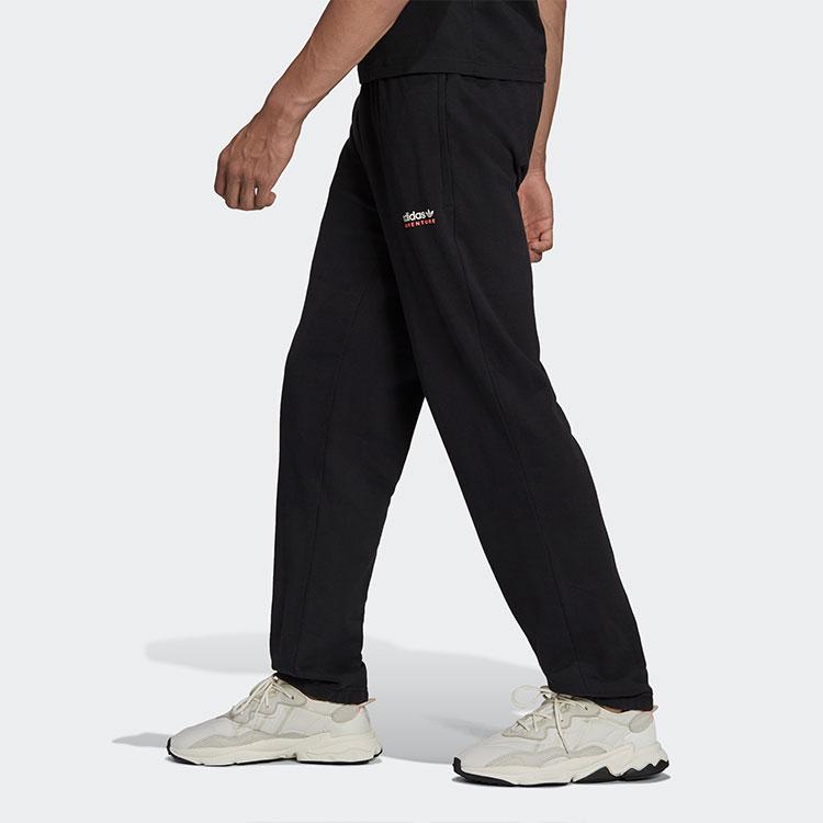 Adidas Originals Trefoil Solid Loose Sweatpants Men Bottoms Black HF4771