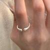 Gold-Plated Cat Paw Open Ring for Women - Cute, Fashionable, and Versatile Statement Piece