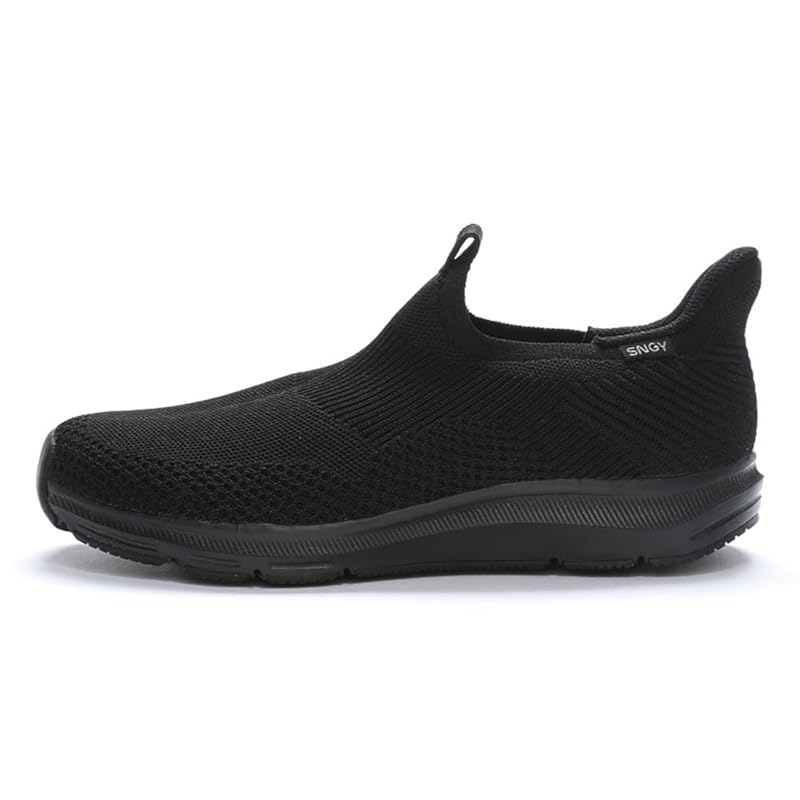 

[Moonstar] synergy cushion lightweight soft hands free slip-ons Cushioning shock absorption breathable wide men s SNGY M25 black 25.5 cm 3E