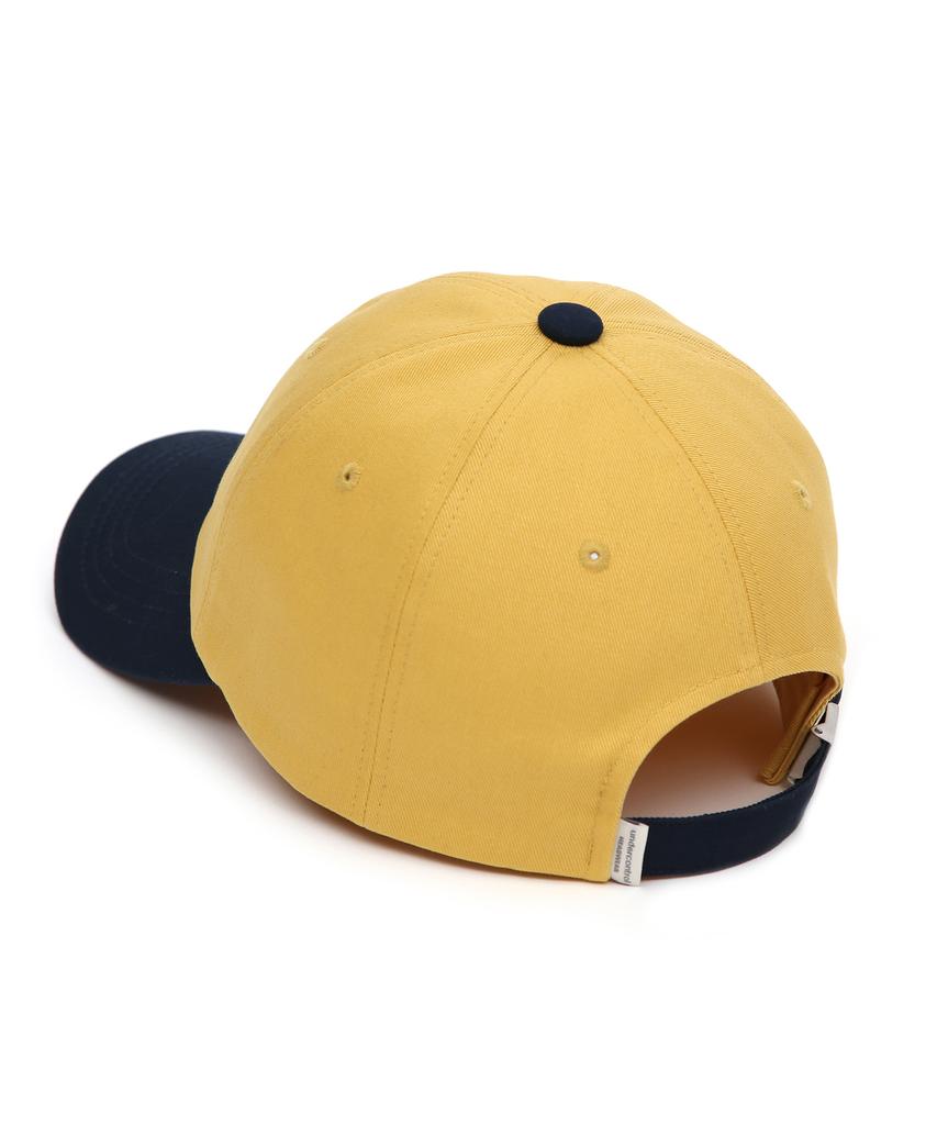 Eondeokeonteulol Cotton Logo Ball Cap Es Udc / Authentic B B / Yellow Navy