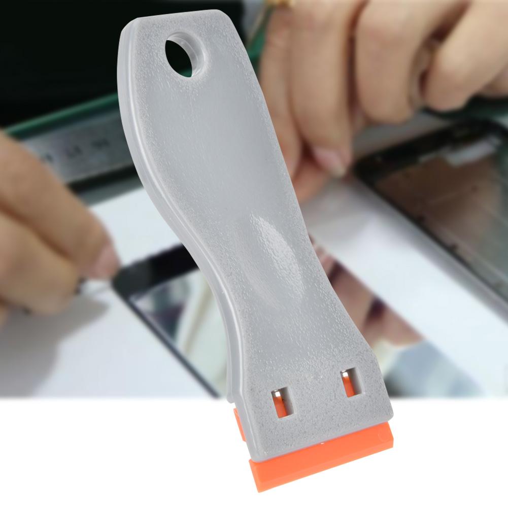 Phone LCD Glue Adhesive Remover Scraper UV OCA Cleaning Tool & 10 Double Edged Razor Blades