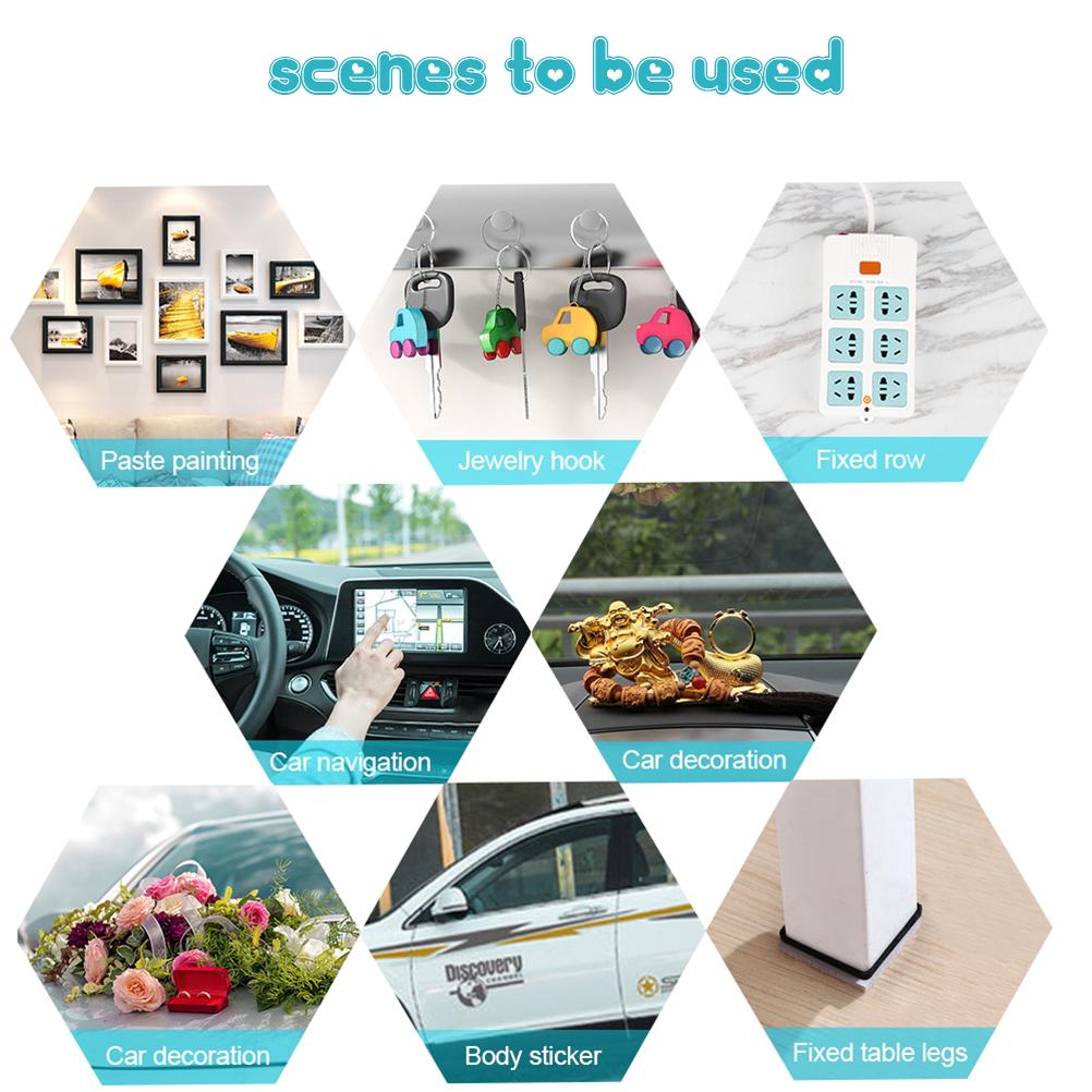 Double Sided Traceless Adhesive Nano Tape Removable Washable Reusable Tape