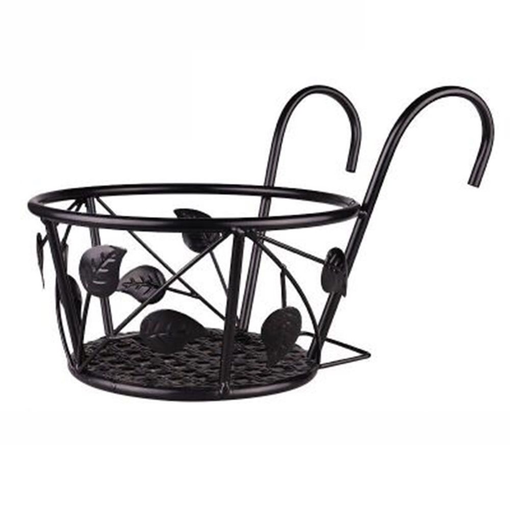 

Домашний декор, железные перила, подставка для горшка для цветов, подвесная стойка для цветочного горшка, ограждение для балкона чёрный