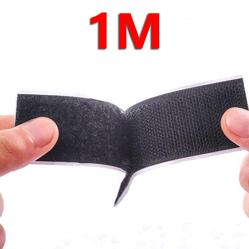 50mm Strong Self Adhesive Hook and Loop Fastener Tape Magic Strip Sticker Industrial Strength Sticky Strap DIY Craft Accessories