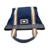 Used  Tote BagTote Bag Navy/beige Nylon/Patent Leather Women