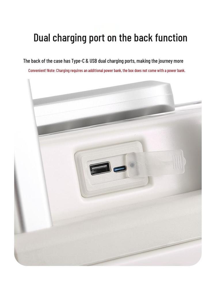 20-calowy Wielofunkcyjny Bagaż Podręczny Wysokiej Jakości z Kółkami Hamulcowymi i Ładowarką