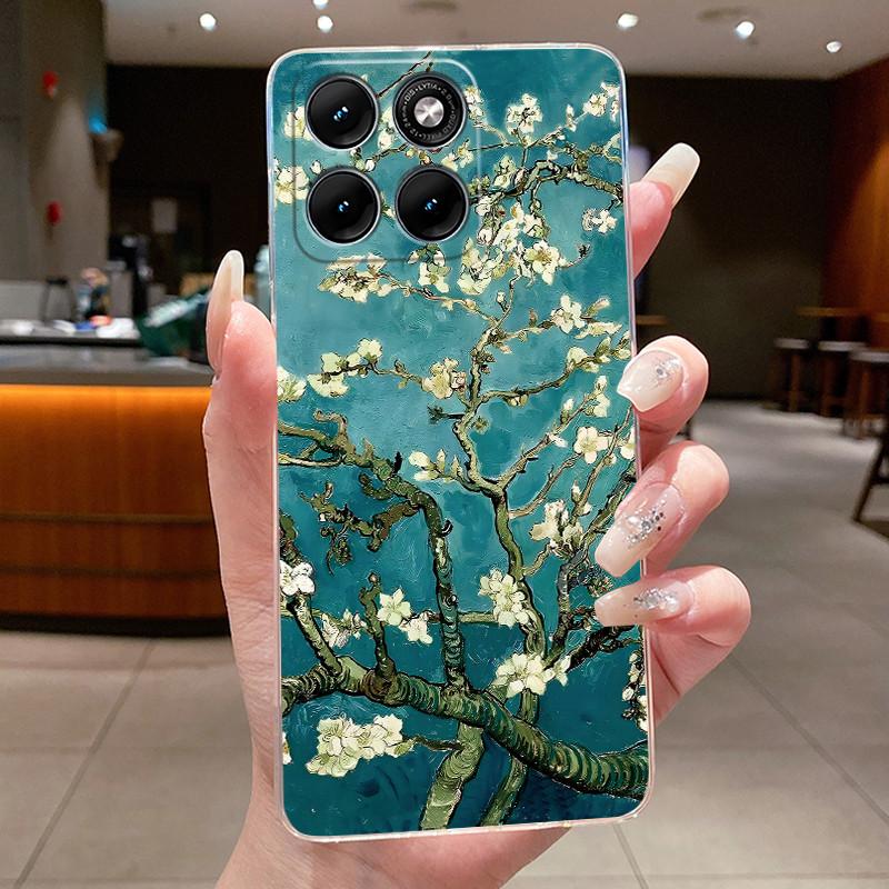 Etui Na Motorola Edge 70 Fusion Przezroczyste Luksusowe Modne Motyl Kwiaty Miękki TPU Silikonowy Pokrowiec Na Telefon dla Edge70 Fusion Zderzak