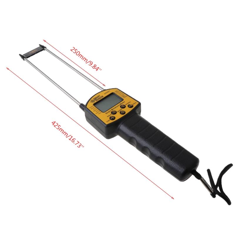 Digital Multifunctional LCD Grain Moisture Meter Water Content Analyzer for Smart Sensor Use Probe Humidity Tester for W