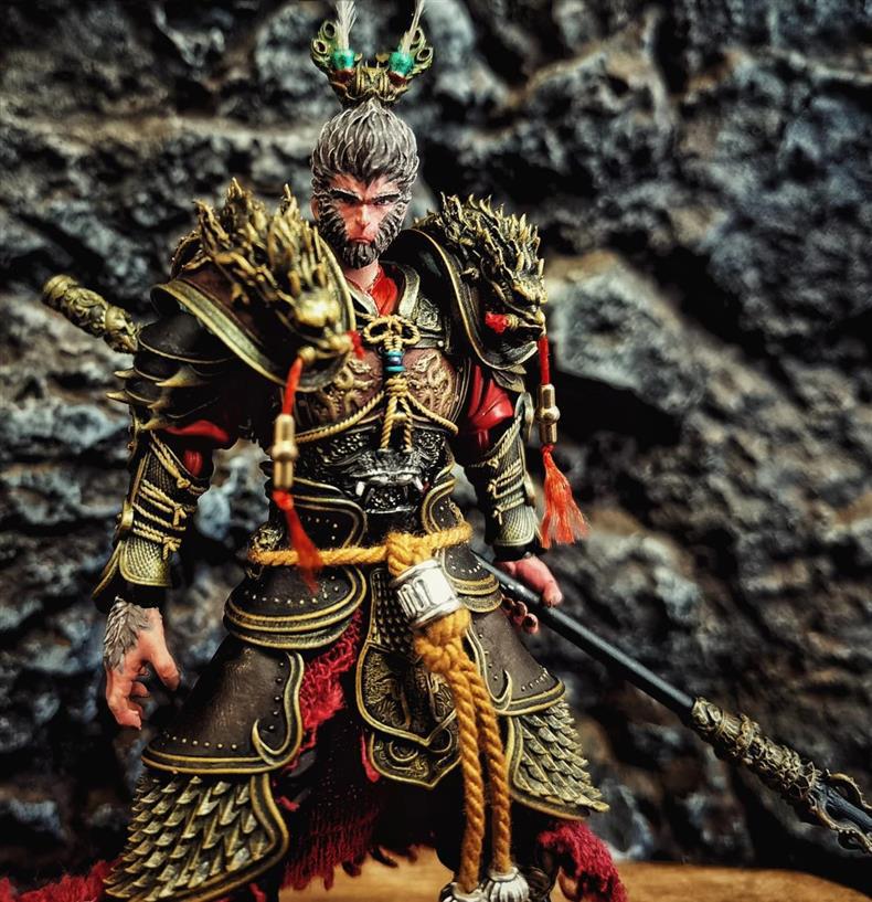 Sun Wukong Action Figure - Black Myth Articulated Model Toy Statue