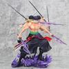 One Piece Three-Headed Zoro Enma Figure Model Anime Ornament
